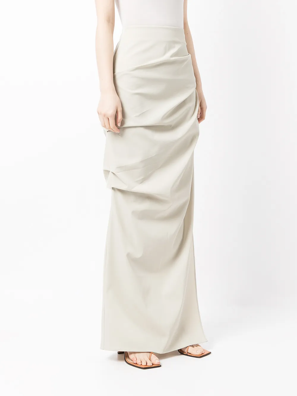 фото Paris georgia драпированная юбка remmy