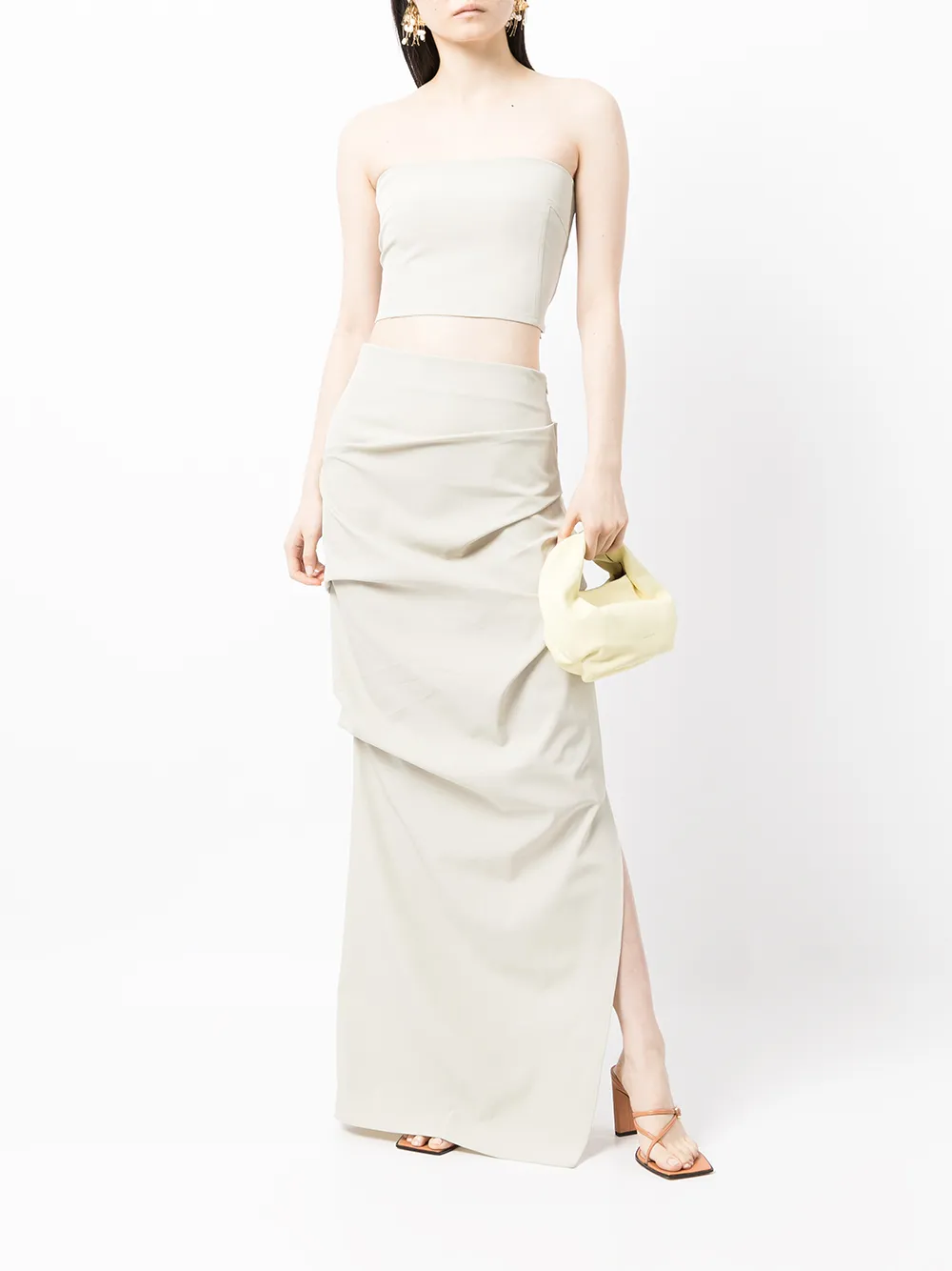 фото Paris georgia драпированная юбка remmy