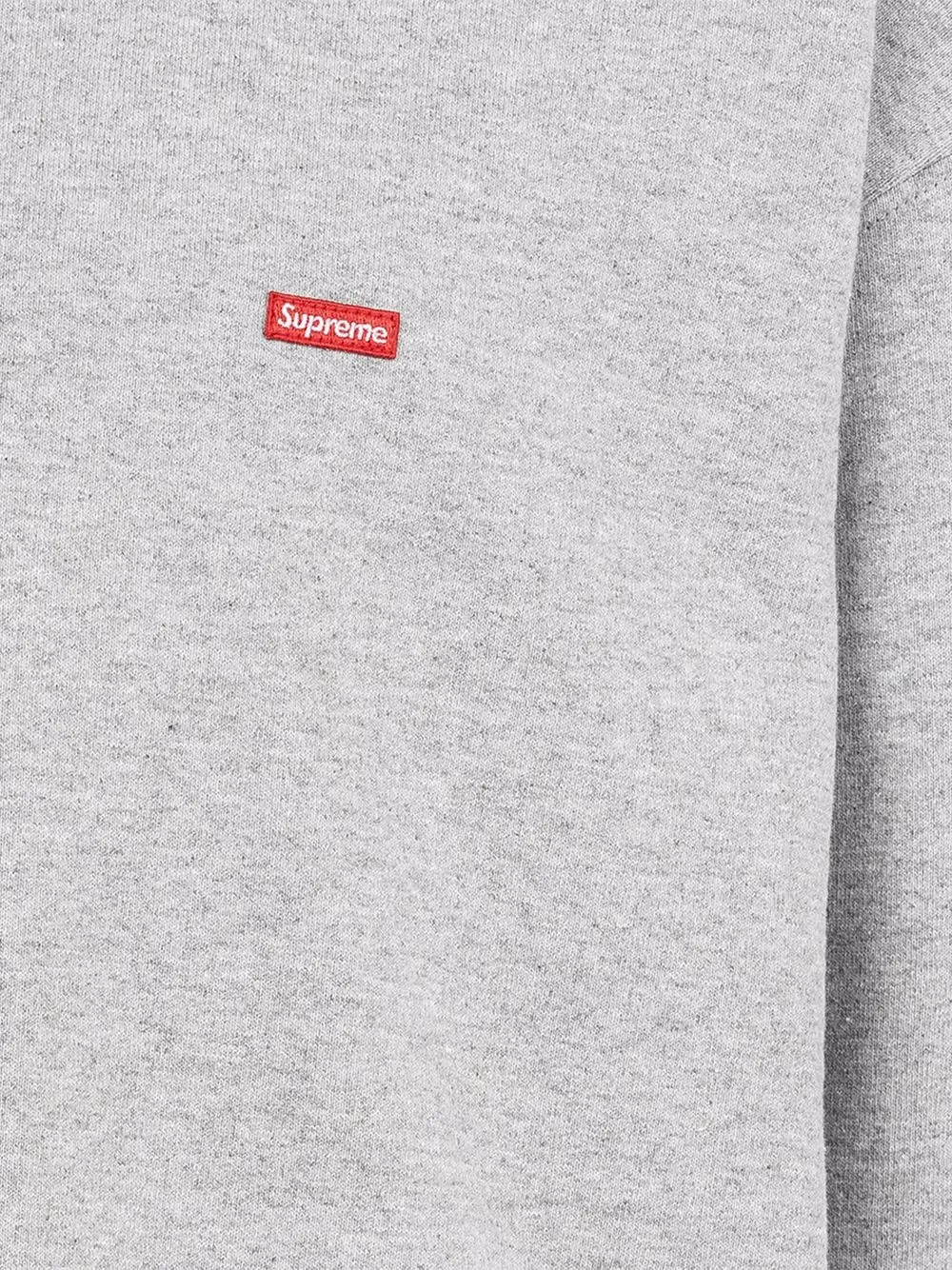 Supreme box shop logo crewneck grey