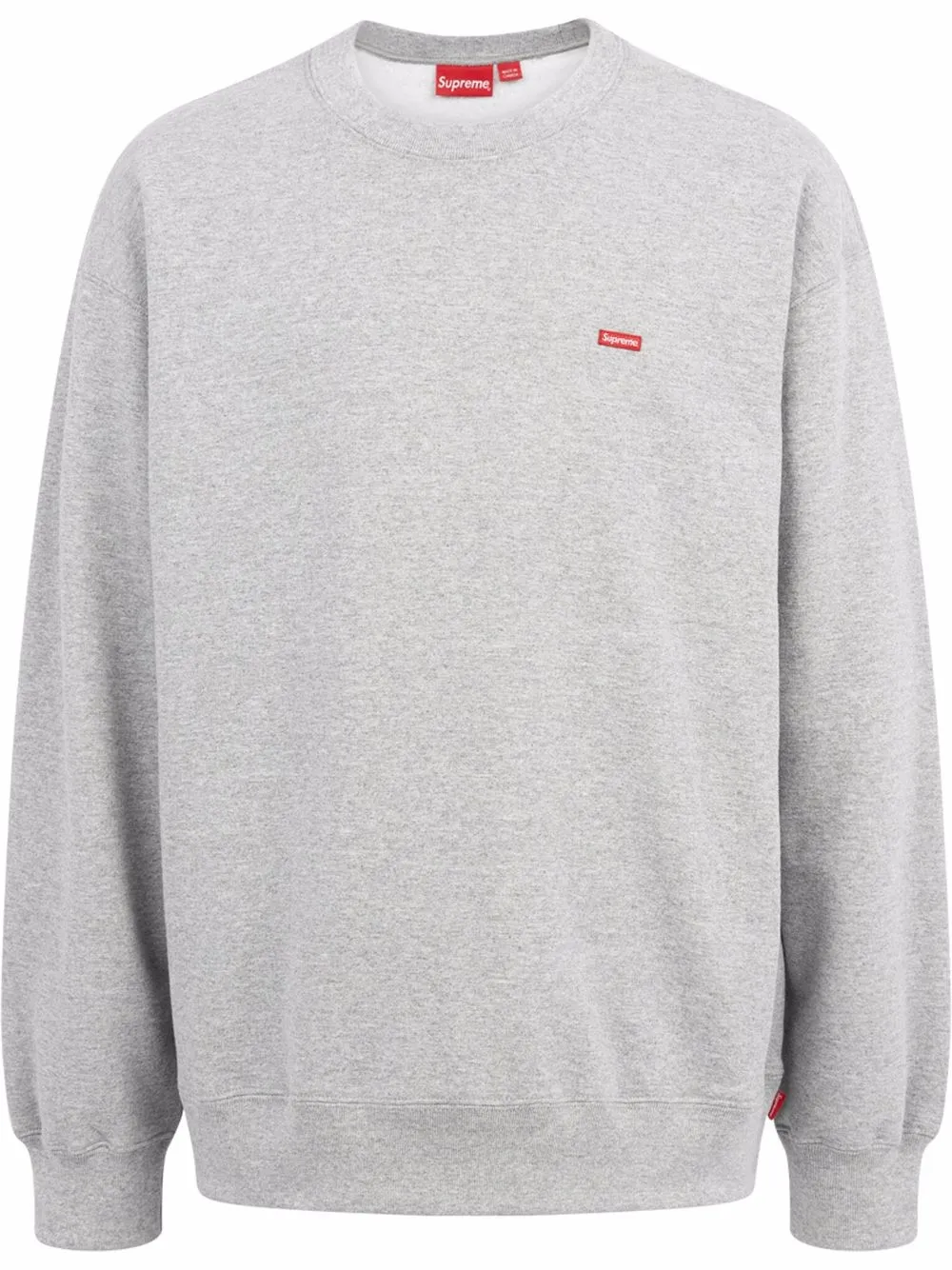 Supreme store gray sweatshirt