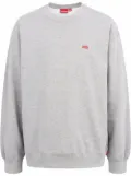 Supreme box-logo crewneck sweatshirt - Grey