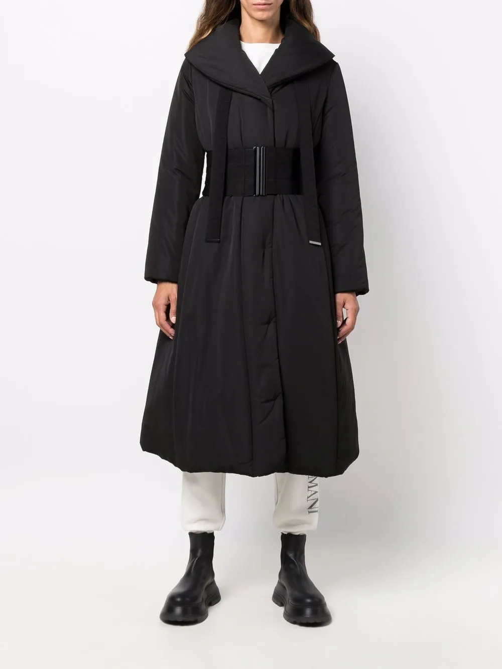 Emporio Armani Oversized Padded Coat - Farfetch