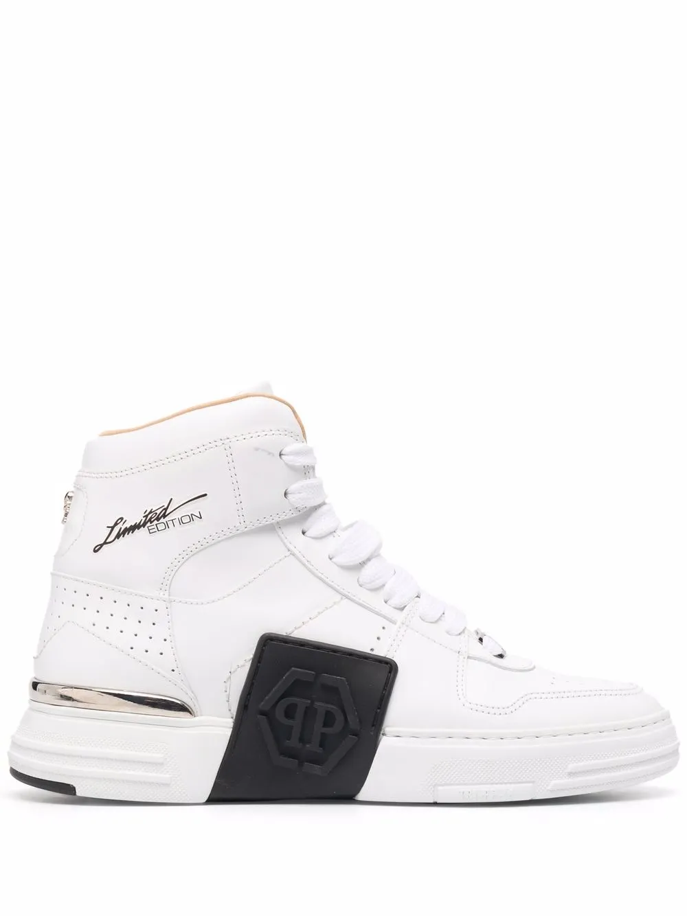 

Philipp Plein Phantom Kick$ high-top sneakers - White