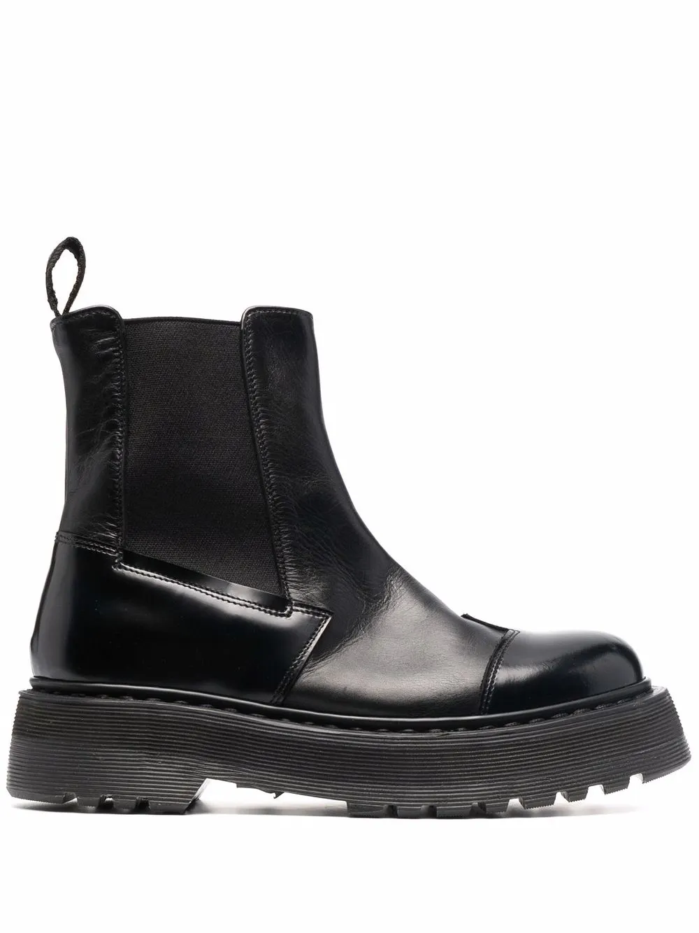 

Premiata botas chelsea con suela gruesa - Negro