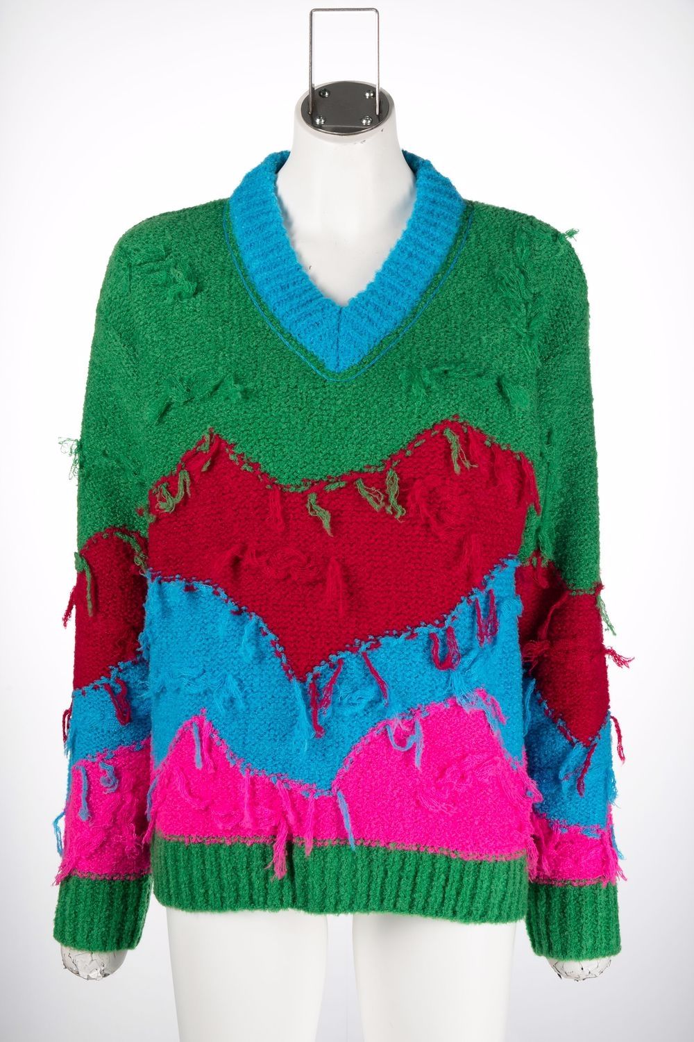 фото Andersson bell distressed knitted jumper