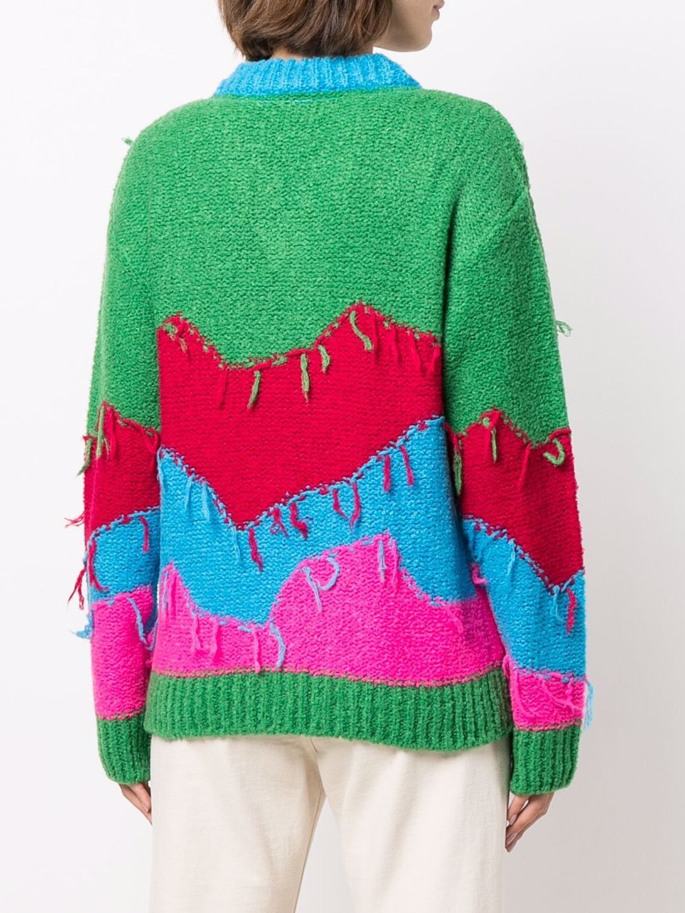 фото Andersson bell distressed knitted jumper