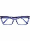 TOM FORD Eyewear cat-eye frame glasses - Blue