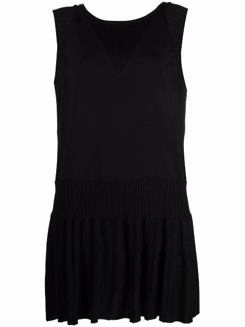 Cheap HOT SALE CHANEL ribbed detailing minidress Women