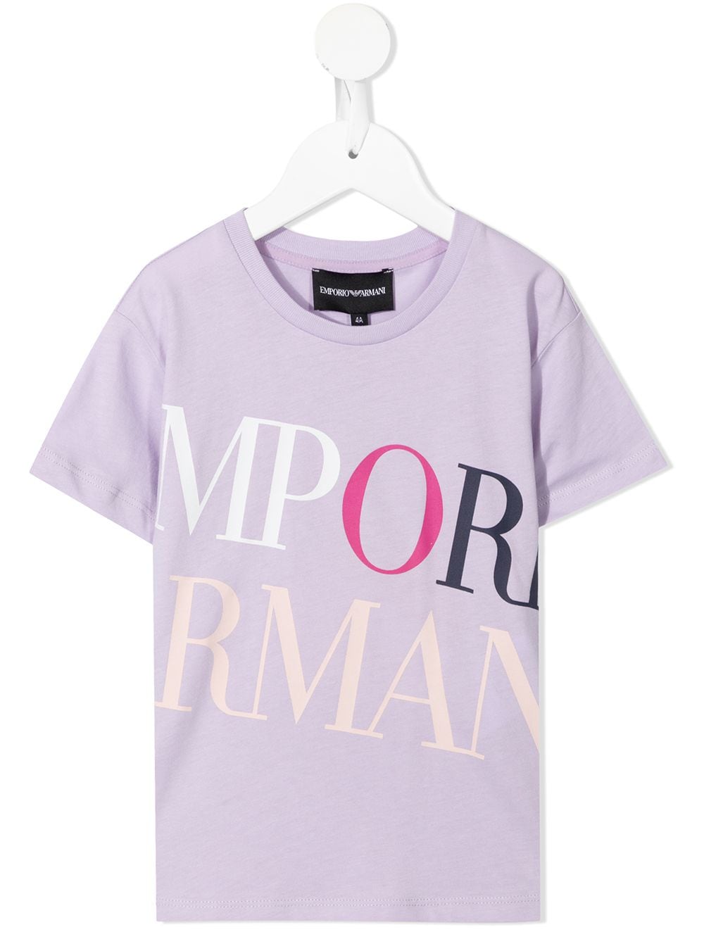 фото Emporio armani kids футболка с логотипом