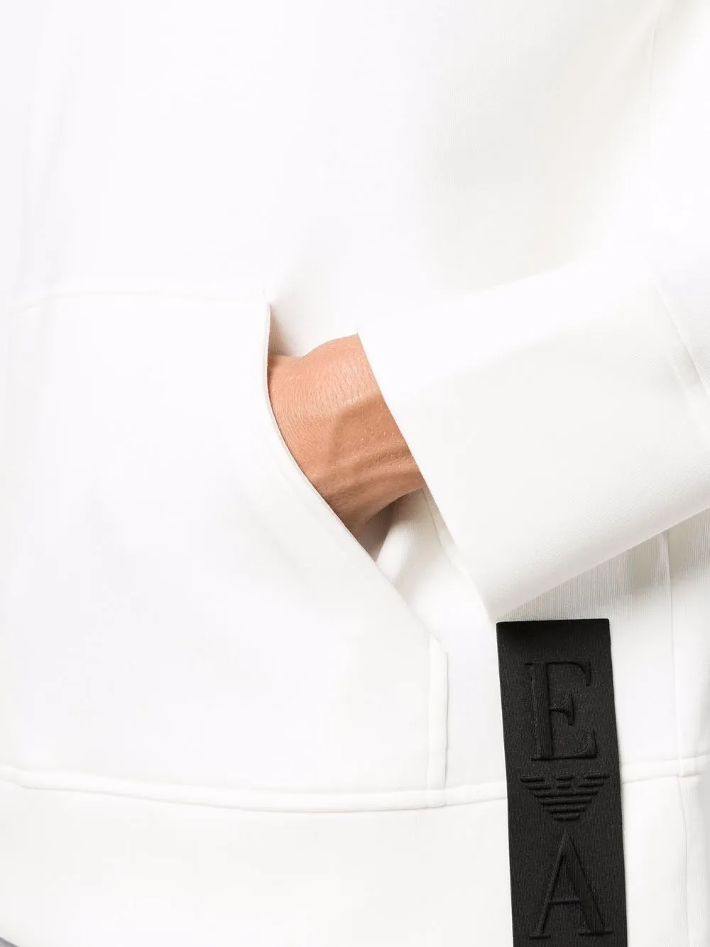 фото Emporio armani толстовка с длинными рукавами и квадратным вырезом
