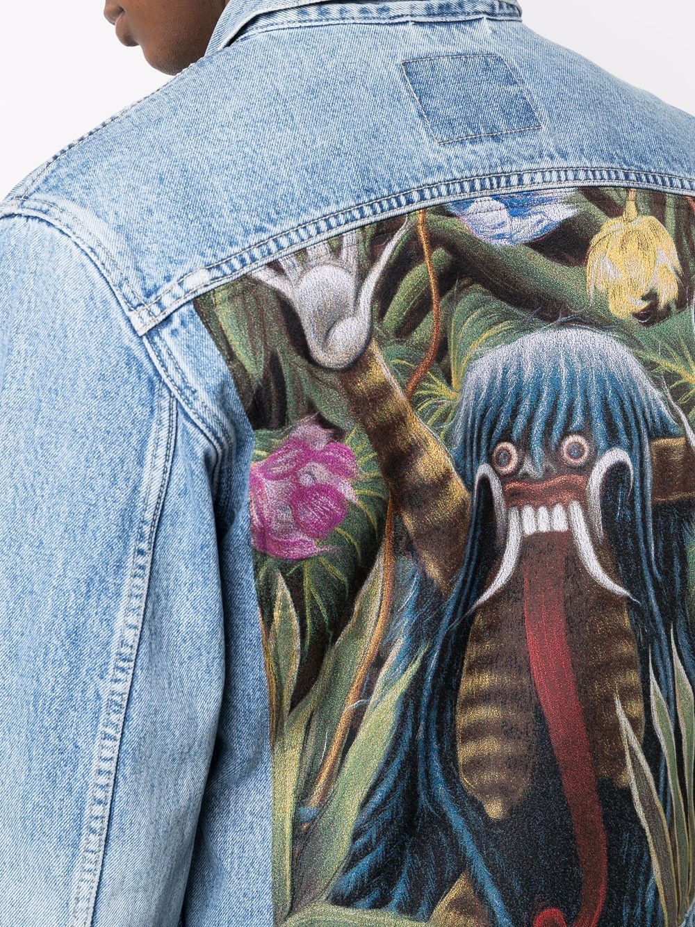 фото Endless joy джинсовая куртка rangda с графичным принтом