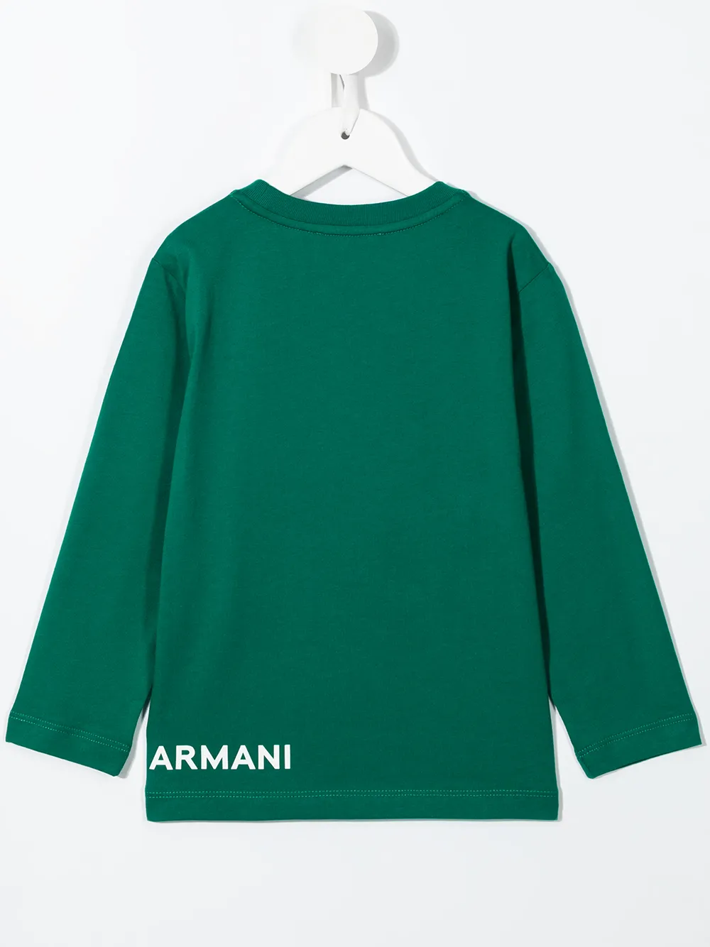 фото Emporio armani kids футболка с длинными рукавами и логотипом