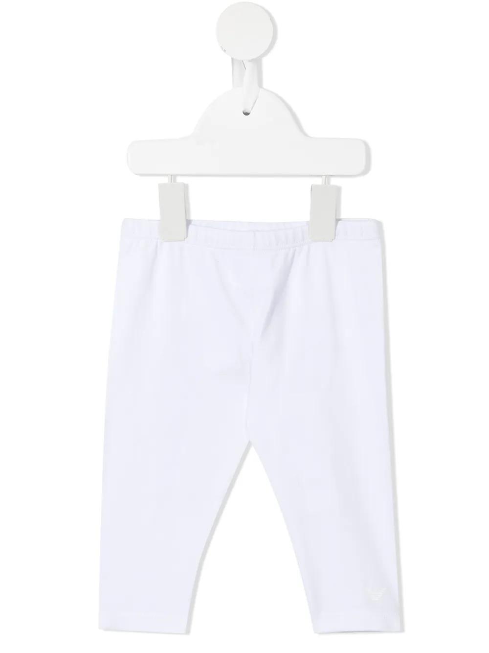 

Emporio Armani Kids leggins con logo estampado - Blanco