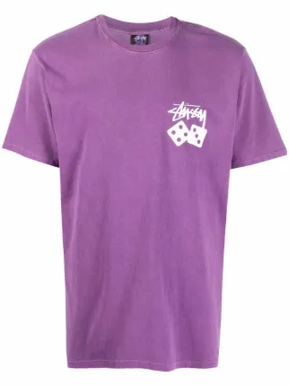 Stussy Logo Print T-shirt - Farfetch