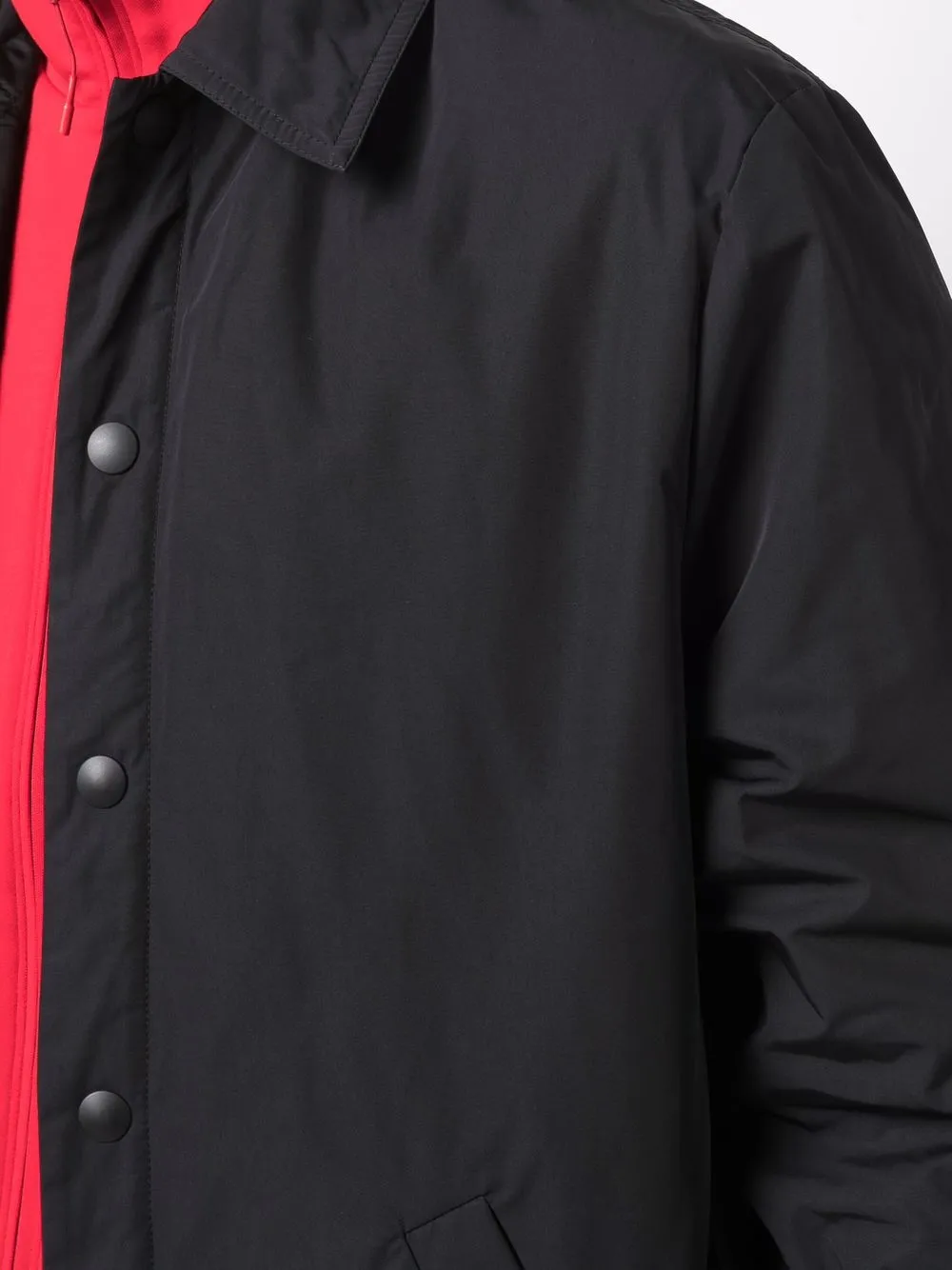 424 Button-down shirtjack Zwart