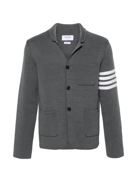 Thom Browne بليزر منسوج بزينة 4 خطوط