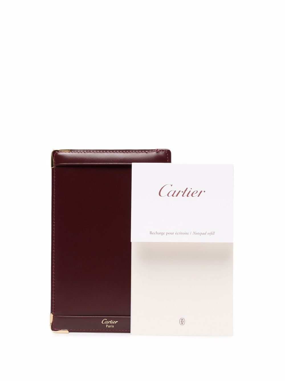 Cartier pre owned logo stamp Notepad Farfetch