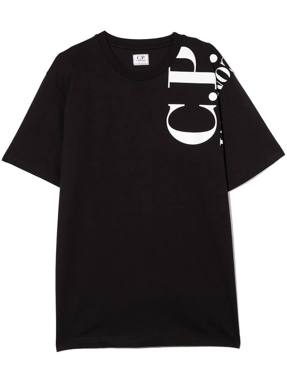 C.P. COMPANY TEEN LOGO-PRINT COTTON T-SHIRT