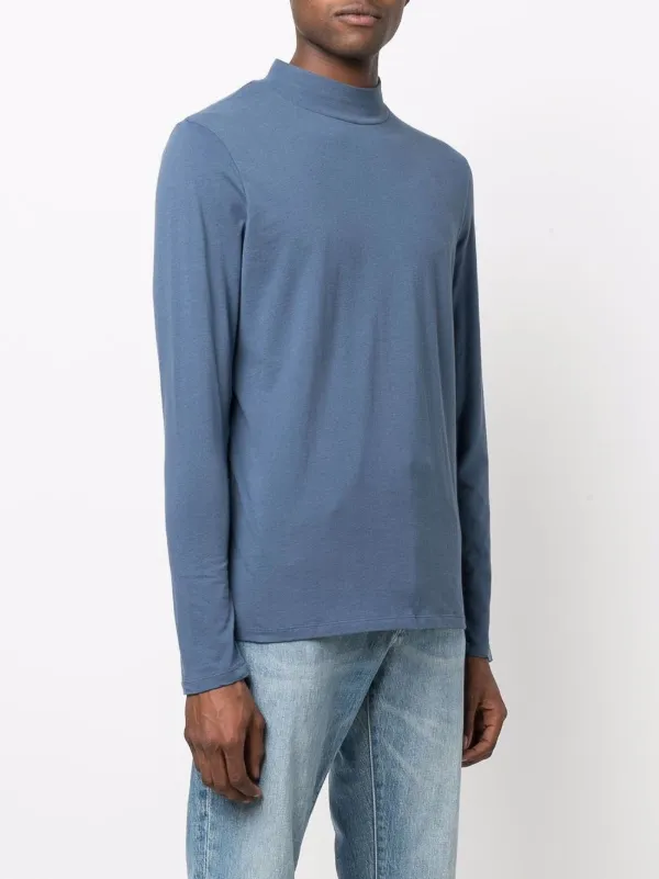 Majestic Filatures mock-neck jersey 
