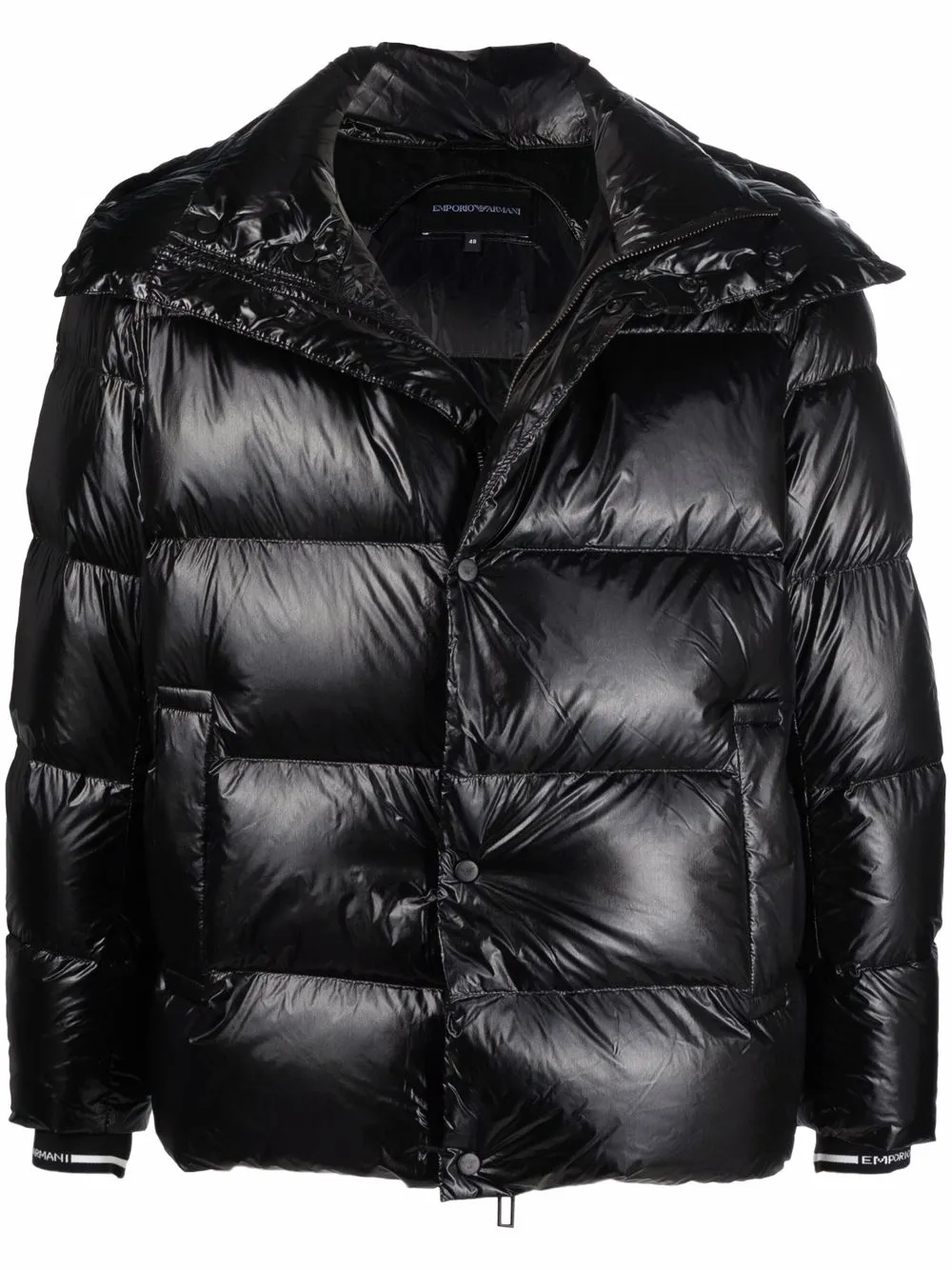 фото Emporio armani пуховик с капюшоном