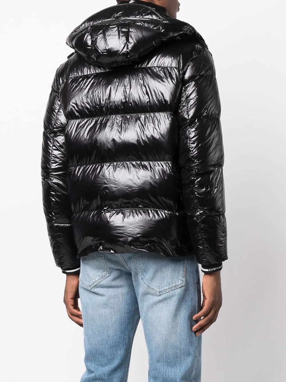фото Emporio armani пуховик с капюшоном
