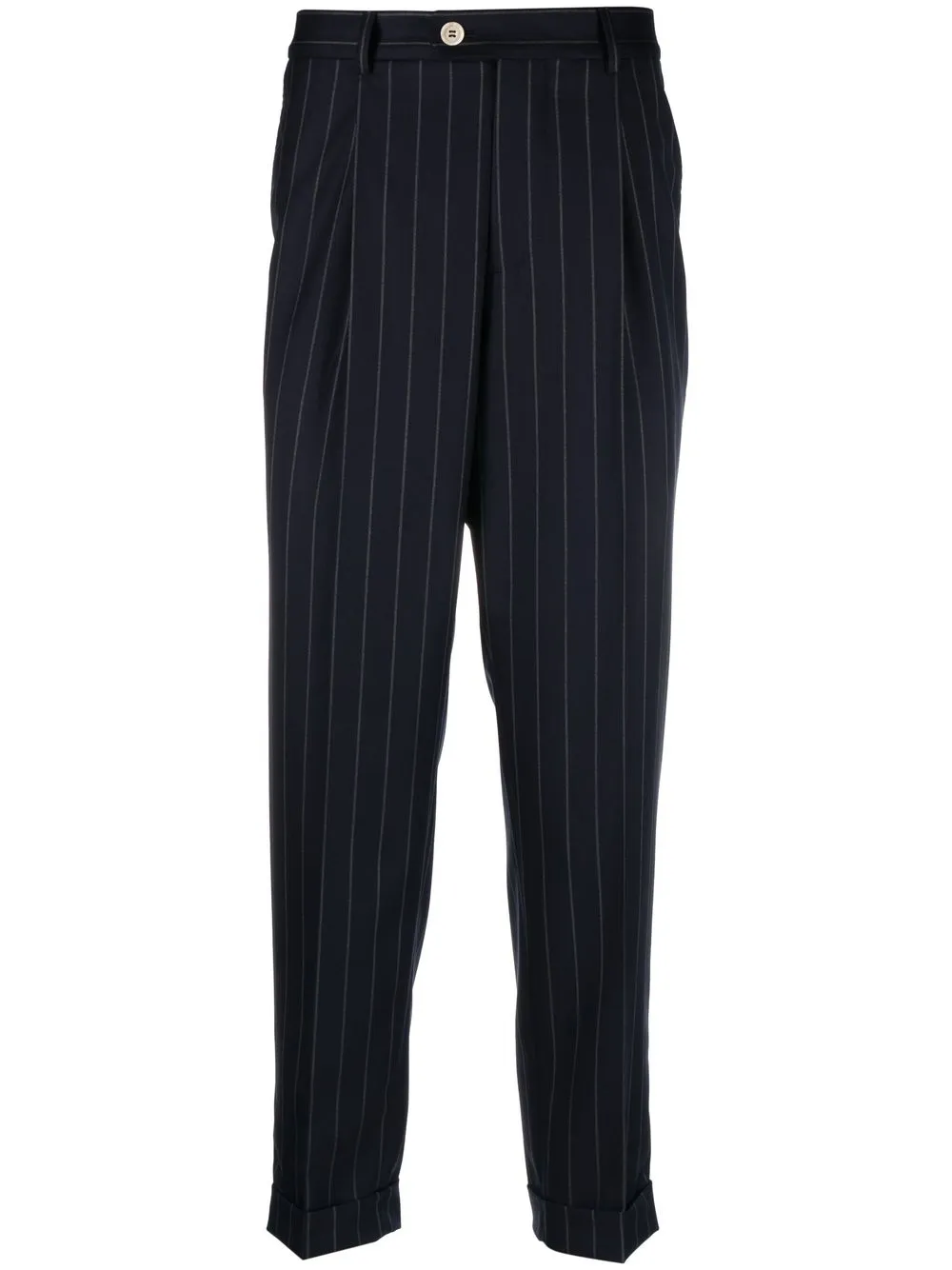 

Brunello Cucinelli Chalk-Stripe wool trousers - Blue