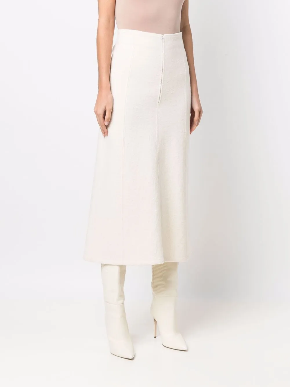 фото Jil sander юбка миди со складками