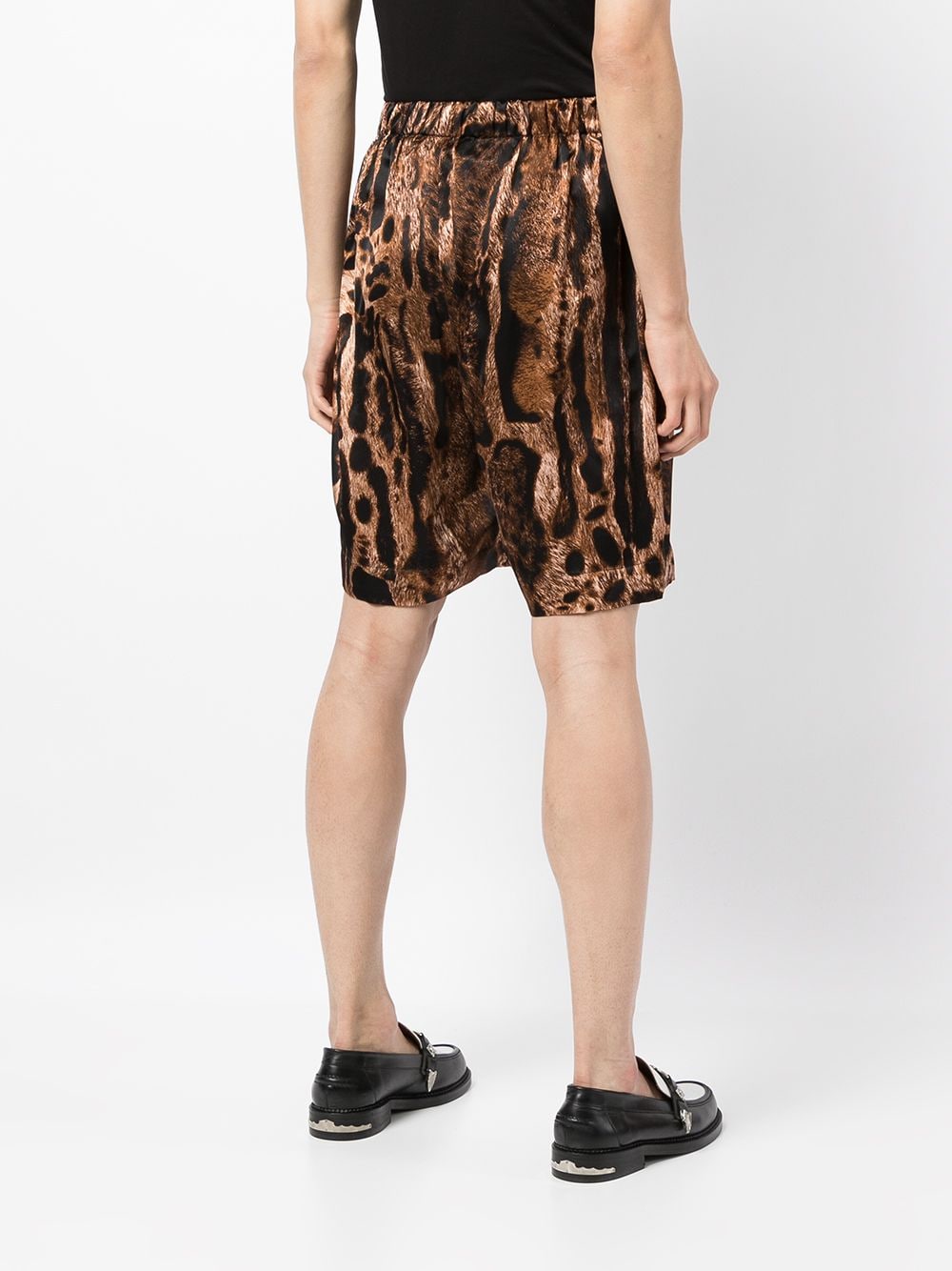 фото Edward crutchley шорты с леопардовым принтом