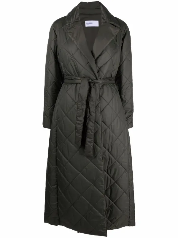 Quilted tie waist coat clearance