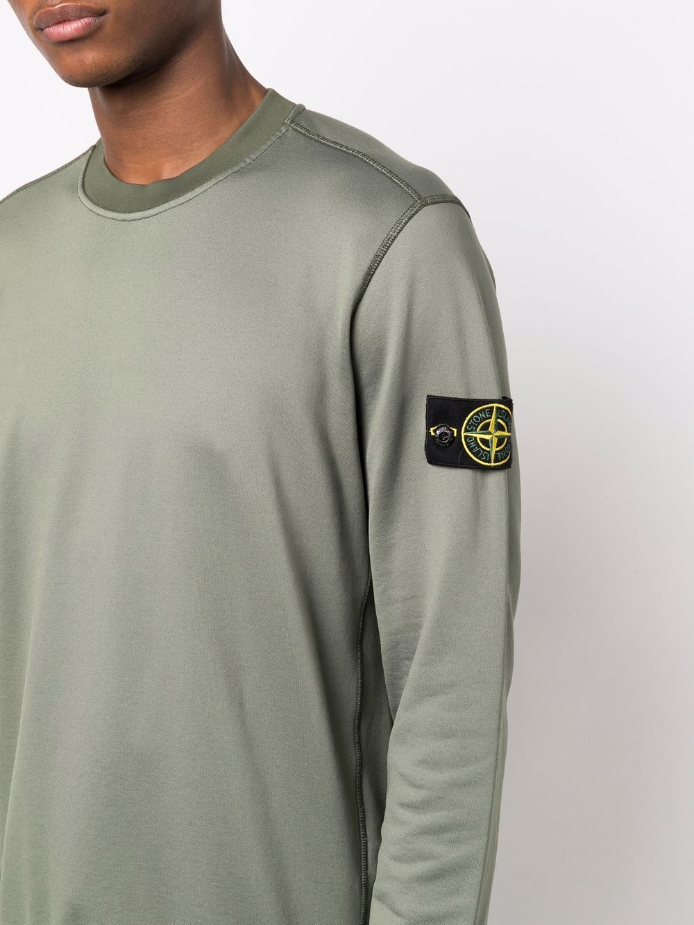 фото Stone island толстовка с нашивкой compass