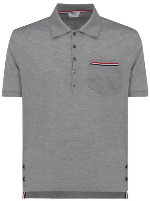 Thom Browne RWB stripe polo shirt