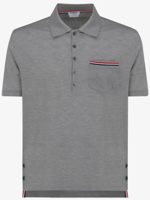 Thom Browne pique pocket polo