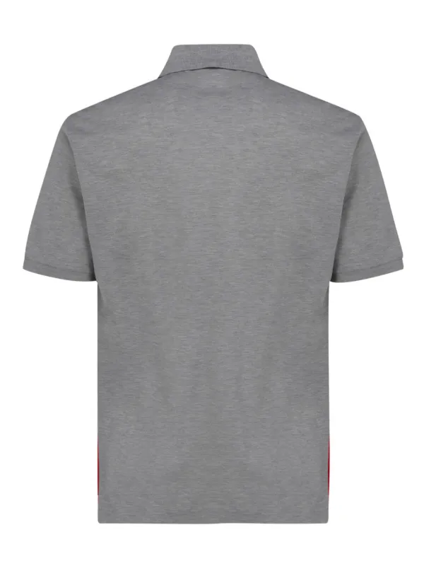 Thom Browne RWB ストライプ ポロシャツ | グレー | FARFETCH JP