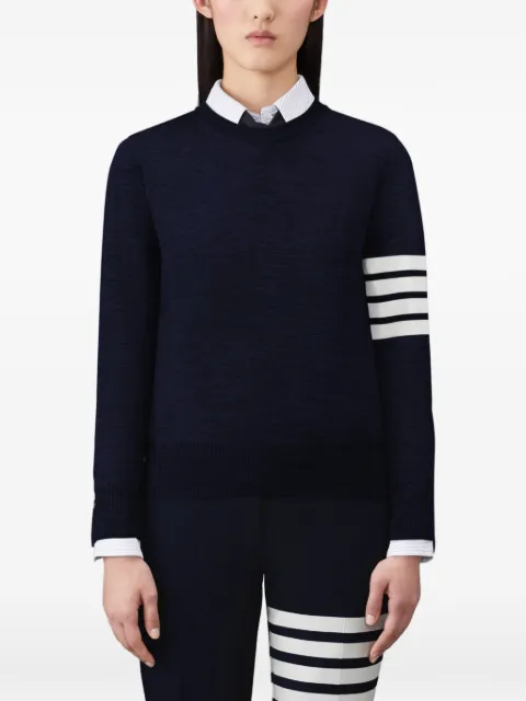 Thom Browne merino wool 4-Bar relaxed fit pullover