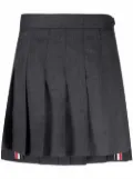 Thom Browne pleated mini skirt - Grey