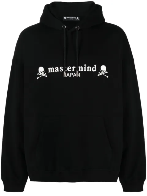 Mastermind World skull-print cotton hoodie