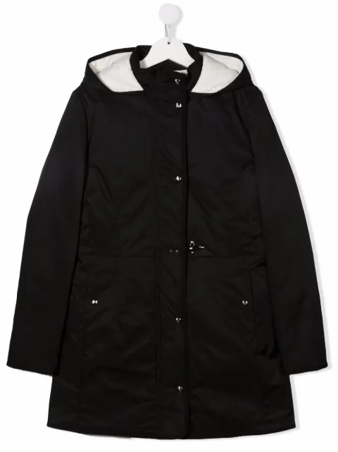 Fay Kids TEEN hooded mid-length parka