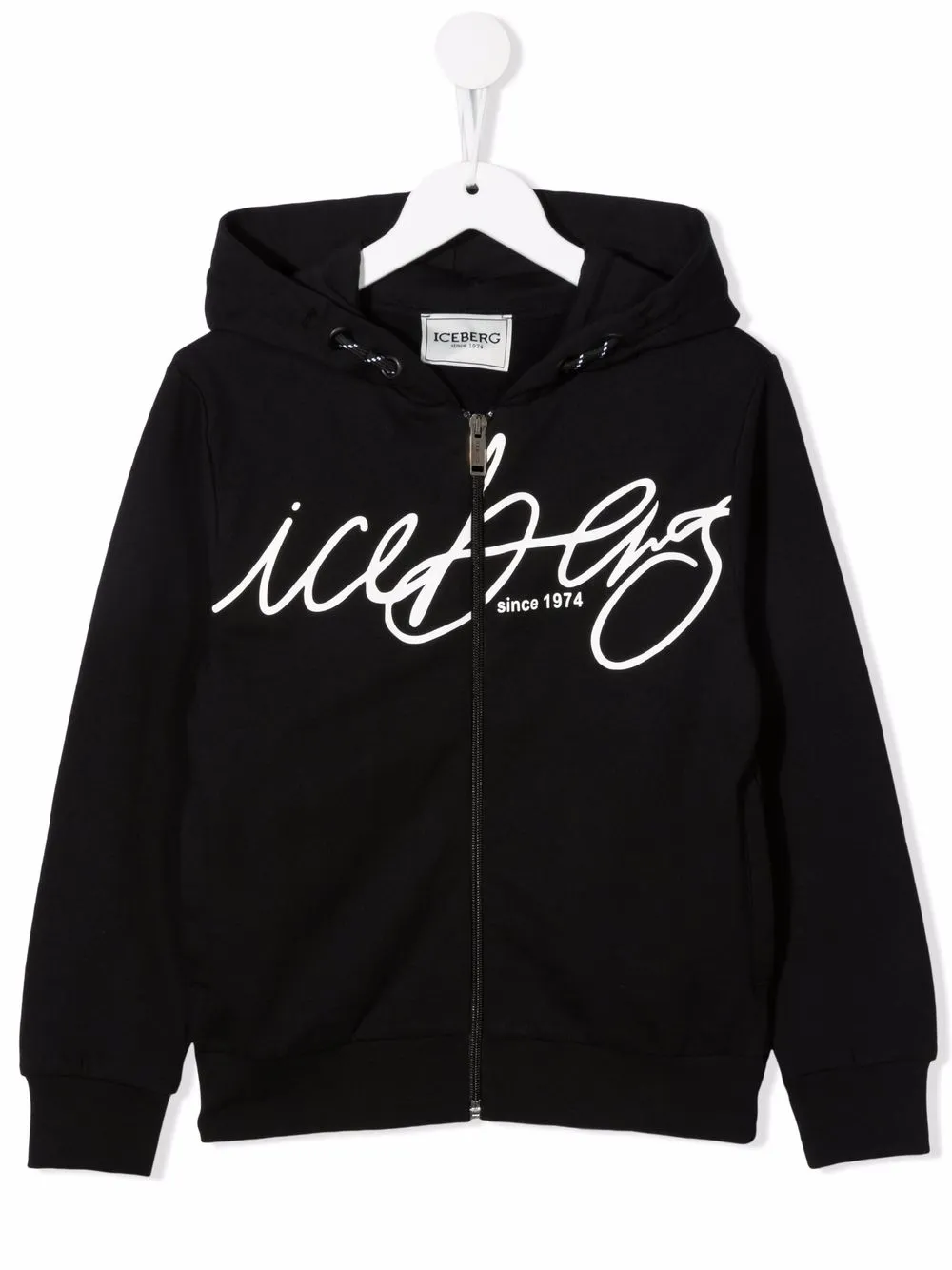 Iceberg Kids худи на молнии с логотипом