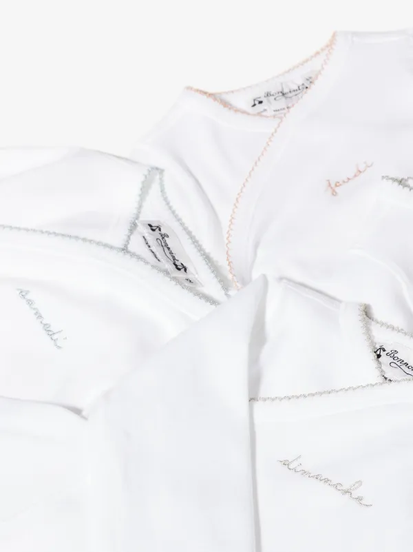 Bonpoint ボディスーツ セット | ホワイト | FARFETCH JP