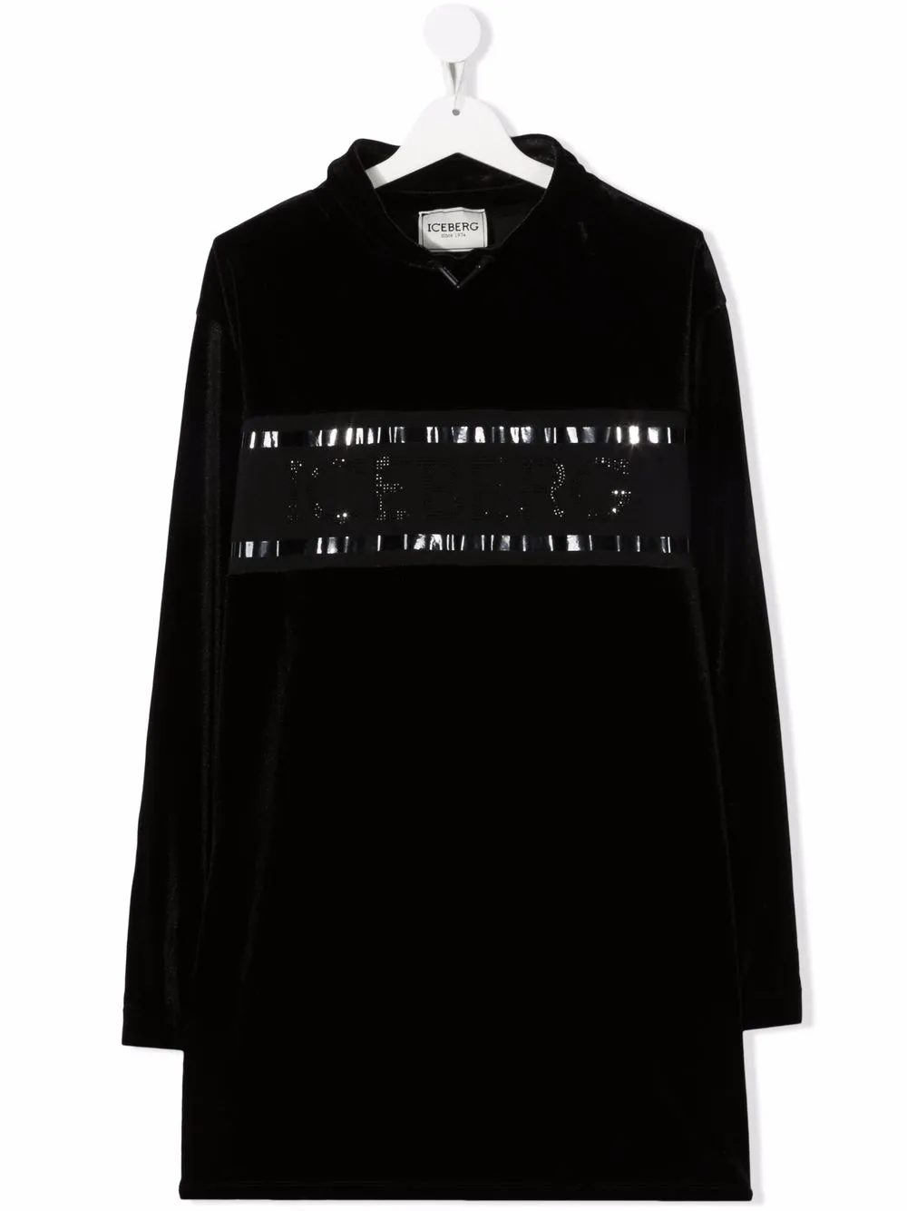Iceberg Kids платье с длинными рукавами и логотипом