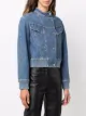 Stella McCartney mock-neck denim jacket