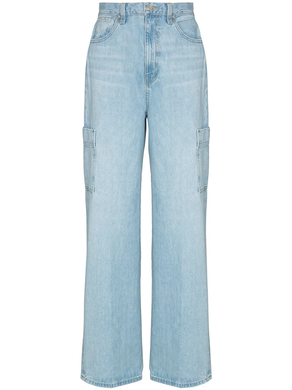 

FRAME jeans rectos con tiro alto - Azul