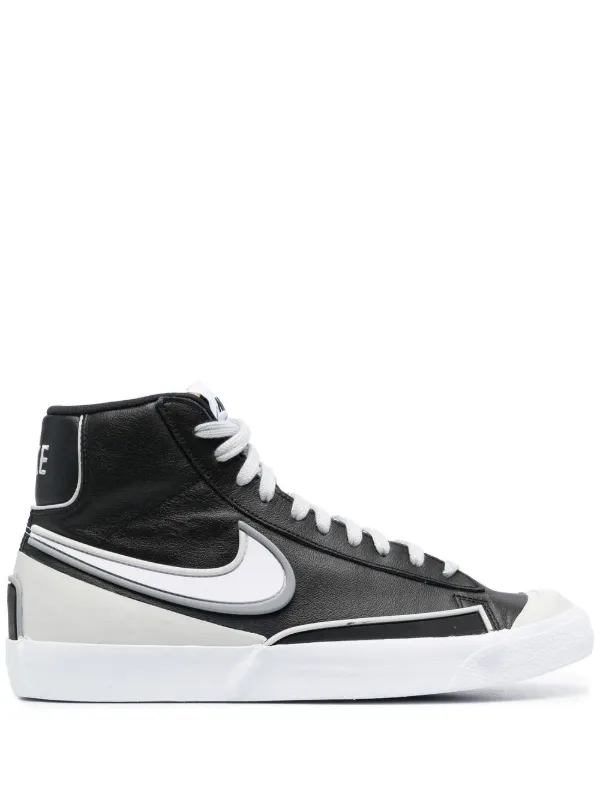 nike blazer mid womens black high top sneakers
