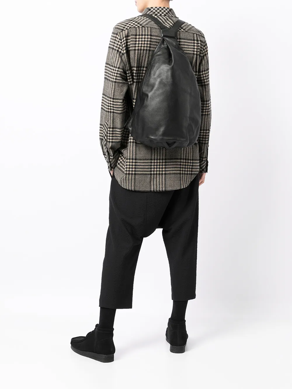 Discord Yohji Yamamoto レザー バックパック - Farfetch