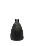 Discord Yohji Yamamoto logo-embossed leather backpack - Black