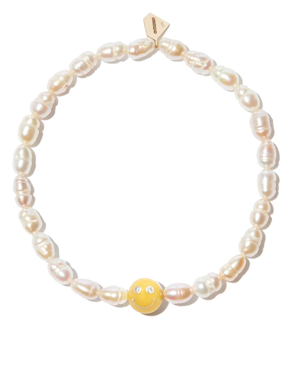 

Alison Lou pulsera en oro amarillo de 14kt con diamantes y perlas - Dorado