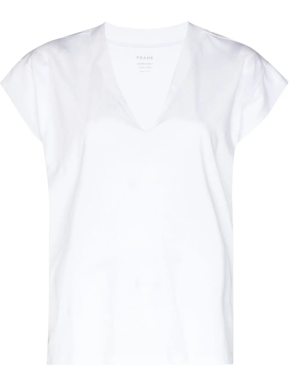 

FRAME playera con cuello en V - Blanco