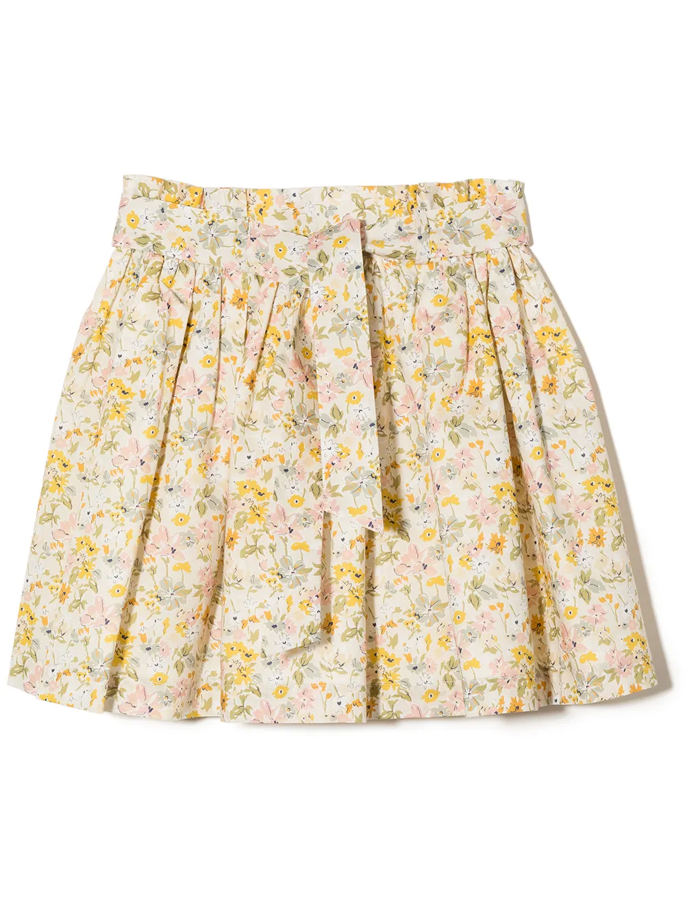 

Bonpoint floral-print flared skirt - Yellow