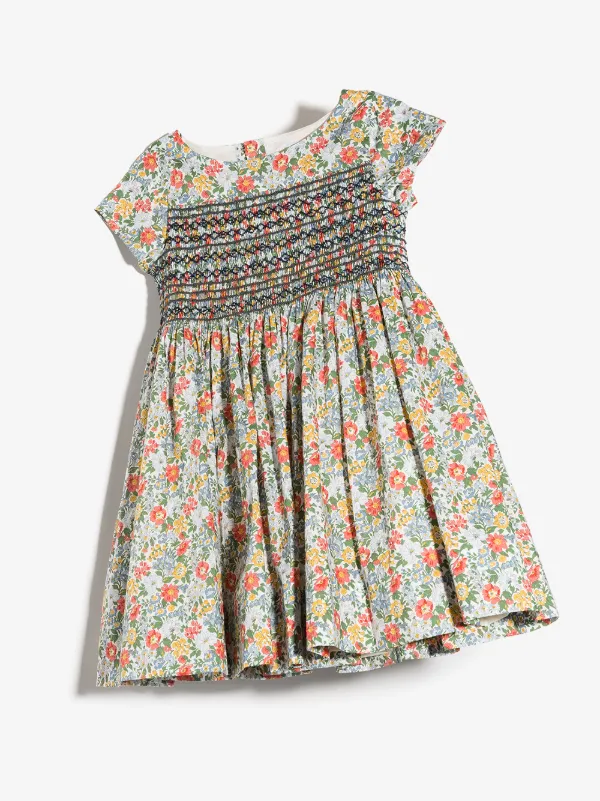 Bonpoint Duchesse floral-print Smocked Dress - Farfetch