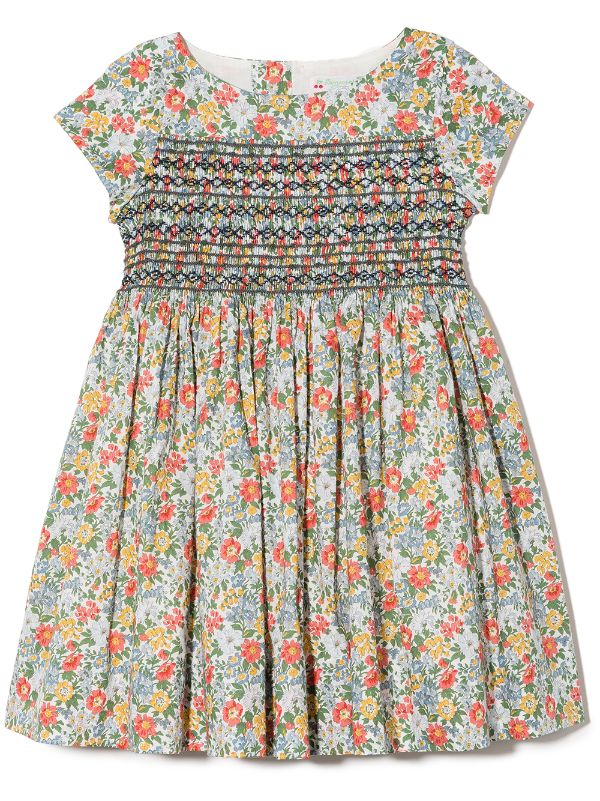 Bonpoint Duchesse floral-print Smocked Dress - Farfetch